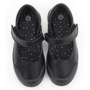 Tobfis Girl’s Strap Mary Jane Flats Durable School Uniform Dress Shoes (Toddler/Little Kid/Big Kid/Youth)(Black)