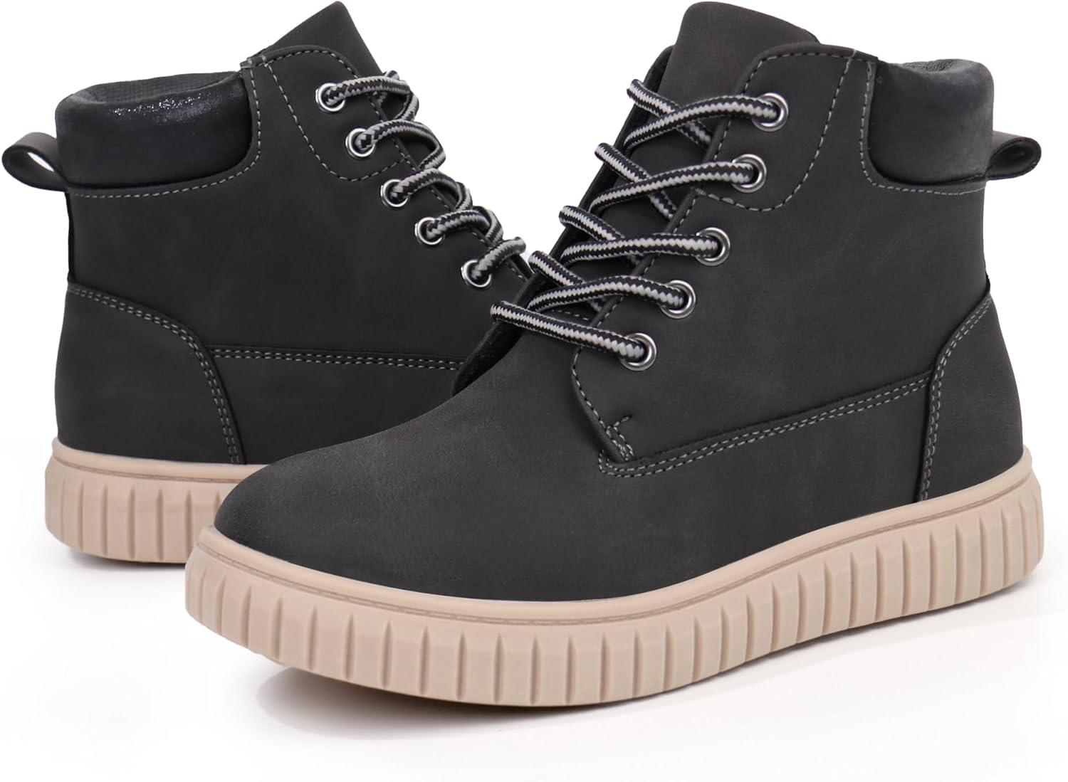 image:imageTobfis Kids Zipper Ankle Boots Kids Sneaker with BootLike High Top Design for Boys amp GirlsToddlerLittle KidBig KidBlack